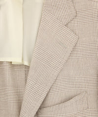 Cesare Attolini Cream Plaid Sportcoat - (CA351062117) - Parent