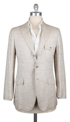 Cesare Attolini Cream Silk Vintage Sportcoat - 40/50 - (CA371303117)