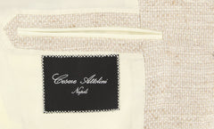 Cesare Attolini Cream Silk Vintage Sportcoat - (CA371303117) - Parent
