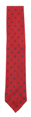 Cesare Attolini Red Geometric Silk Tie - 3.25" x 61" - (448)
