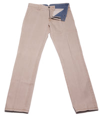 Cesare Attolini Brown Solid Cotton Pants - Slim - 36/52 - (1456)