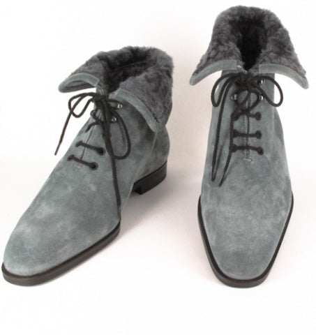 Sutor Mantellassi Gray Shoes – Size: 8 US / 7 UK