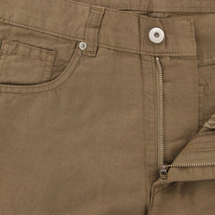 Canali Brown Solid Pants - Slim - (915309092852) - Parent