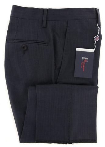 Donnanna Navy Blue Pants - 30 US / 46 EU