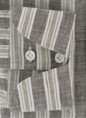 Finamore Napoli Brown Shirt 15.5/39