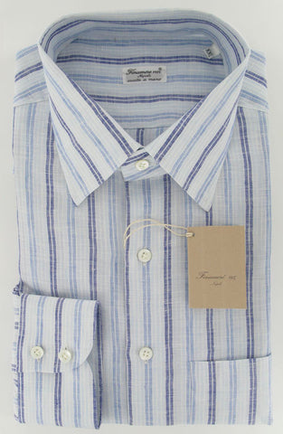 Finamore Napoli Light Blue Shirt – Size: Medium US