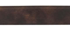 Fiori Di Lusso Brown Patina Calf Leather Belt - (129) - Parent