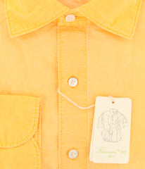 Finamore Napoli Yellow Shirt - Extra Slim - (FN28117361) - Parent