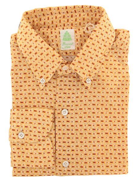 Finamore Napoli Yellow Other Cotton Shirt - Extra Slim - (WJ) - Parent