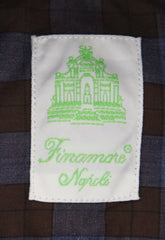 Finamore Napoli Brown Check Shirt - Extra Slim - (201803144) - Parent