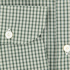 Finamore Napoli Green Plaid Shirt - Slim - 15.75/40 - (LAN05700304)