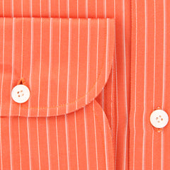 Finamore Napoli Orange Shirt - Slim - 15.75/40 - (31LAN81018506)