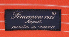 Finamore Napoli Orange Shirt - Slim - 15.75/40 - (31LAN81018506)
