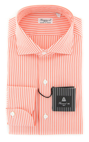 Finamore Napoli Orange Shirt - Extra Slim