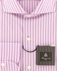 Finamore Napoli Pink Striped Shirt - Extra Slim - (FN-MIL432-96) - Parent