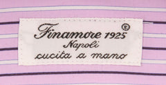 Finamore Napoli Pink Striped Shirt - Extra Slim - (FN-MIL432-96) - Parent