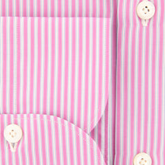 Finamore Napoli Pink Striped Shirt - Slim - (FN821171) - Parent