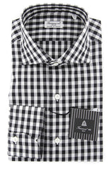 Finamore Napoli Charcoal Shirt - Extra Slim - 15.75/40 - (L12281710)