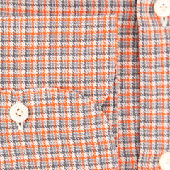Finamore Napoli Orange Fancy Shirt - Slim - (FN818177) - Parent