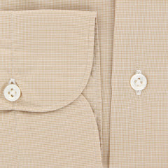 Finamore Napoli Light Brown Shirt - 15.75/40 - (25NAN01095704)