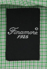 Finamore Napoli Green Shirt - Extra Slim - 16.5/42 - (26NAN08111306)