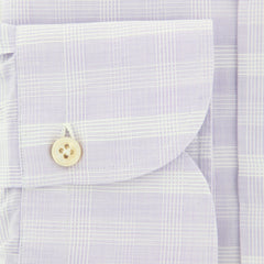 Finamore Napoli Lavender Plaid Shirt - Slim - (FN920173) - Parent