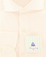 Finamore Napoli White Striped Shirt - Slim - (2018030115) - Parent