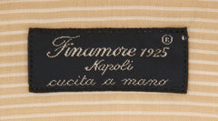 Finamore Napoli Light Brown Striped Shirt - Slim - (201803147) - Parent