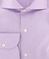 Finamore Napoli Lavender Oxford Shirt - Slim - (FN1080212) - Parent