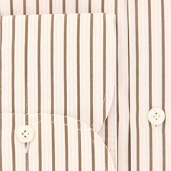 Finamore Napoli Pink Striped Shirt - Slim - (2018030110) - Parent