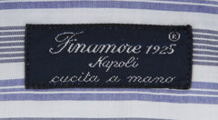 Finamore Napoli Blue Striped Shirt - Slim - (201803016) - Parent