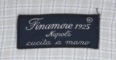 Finamore Napoli Light Gray Check Shirt - Slim - (201803149) - Parent