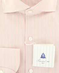 Finamore Napoli Pink Striped Shirt - Slim - (201803155) - Parent