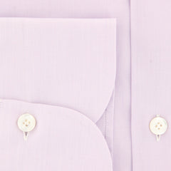 Finamore Napoli Lavender Purple Solid Shirt - Slim - (2018030133) - Parent