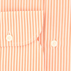 Finamore Napoli Orange Striped Shirt - Slim - (2018031431) - Parent