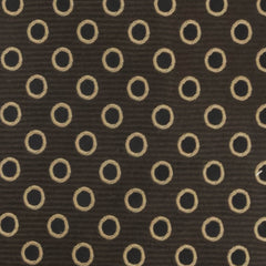 Finamore Napoli Dark Brown Polka Dot Silk Tie - 3" x 58.5" - (563)