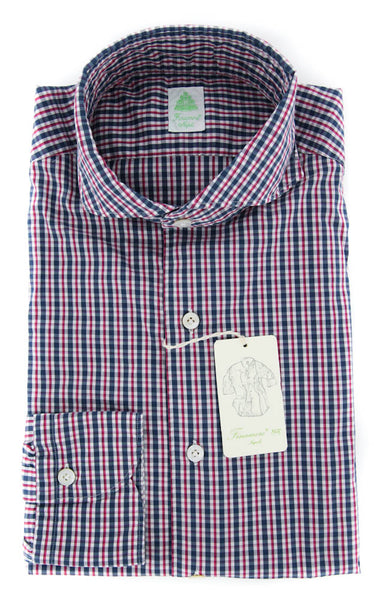 Finamore Napoli Navy Blue Shirt - Extra Slim - M/M - (26SEN01166102)