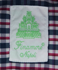 Finamore Napoli Navy Blue Shirt - Extra Slim - M/M - (26SEN01166102)