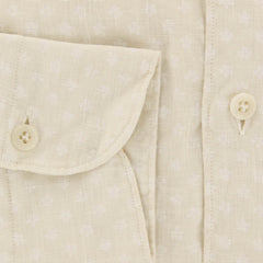 Finamore Napoli Beige Shirt - Extra Slim - 15.5/39 - (26SEN01166402)