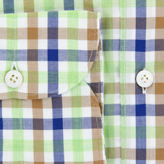 Finamore Napoli Green Shirt - Extra Slim - 14.5/37 - (30SEN01185602)