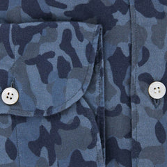 Finamore Napoli Blue Shirt - Extra Slim - 15.75/40 - (SEN08114803)