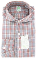 Finamore Napoli Orange Shirt - Extra Slim - 15.75/40 - (SEN98006070)