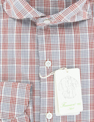 Finamore Napoli Orange Shirt - Extra Slim - 15.75/40 - (SEN98006070)