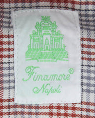 Finamore Napoli Orange Shirt - Extra Slim - 15.75/40 - (SEN98006070)