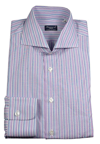 Finamore Napoli Lavender Purple Shirt - Slim