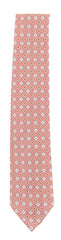Finamore Napoli Red Foulard Silk Tie - 3.25" x 58" - (9S)