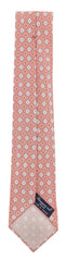 Finamore Napoli Red Foulard Silk Tie - 3.25" x 58" - (9S)