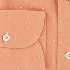 Finamore Napoli Orange Foulard Cotton Shirt - Extra Slim - (ZF) - Parent