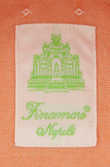 Finamore Napoli Orange Foulard Cotton Shirt - Extra Slim - (ZF) - Parent