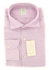 Finamore Napoli Pink Fancy Shirt - Extra Slim - (201802266) - Parent